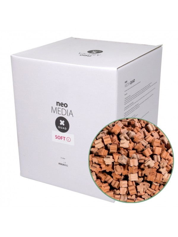 Наполнитель для биофильтрации с понижением pH Aquario Neo Media Soft L Premium Quad 5 л