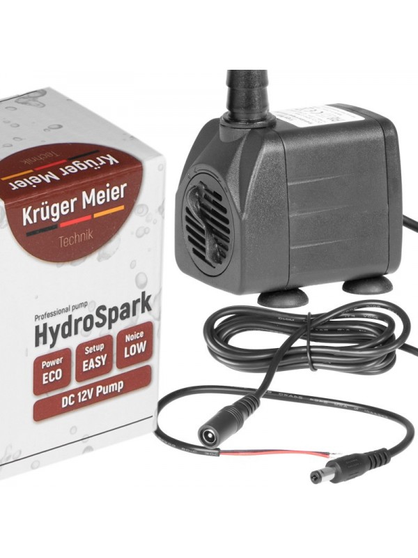 Помпа підйомна Kruger Meier HydroSpark 1750 — міні насос 12V, 1500 л/год