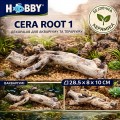 Декорация Hobby Cera Root 1 28,5×8×10 см - керамическая коряга для аквариума и террариума (37820)