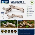 Декорация Hobby Cera Root 1 28,5×8×10 см - керамическая коряга для аквариума и террариума (37820)