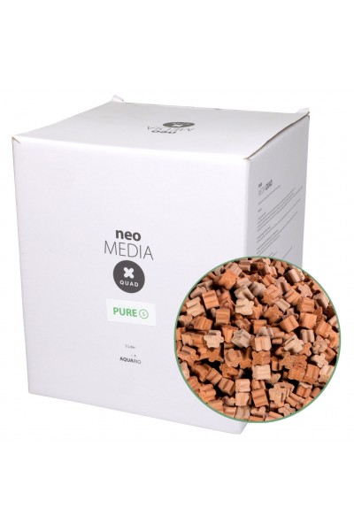 Наполнитель для биофильтрации с нейтральным pH Aquario Neo Pure S Premium Quad 5 л