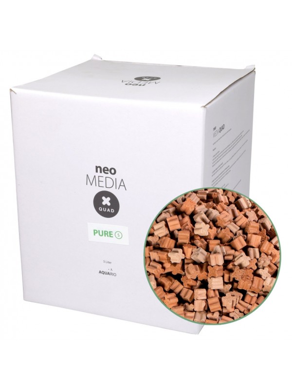 Наповнювач для біофільтрації з нейтральним pH Aquario Neo Media Pure S Premium Quad 5 л