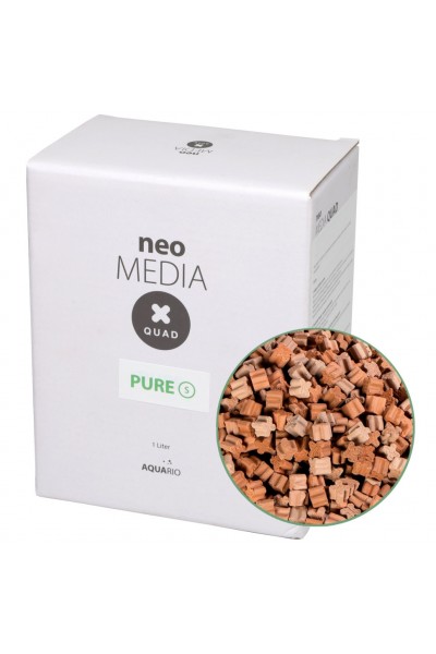 Наполнитель для биофильтрации с нейтральным pH Aquario Neo Media Pure S Premium 1 л