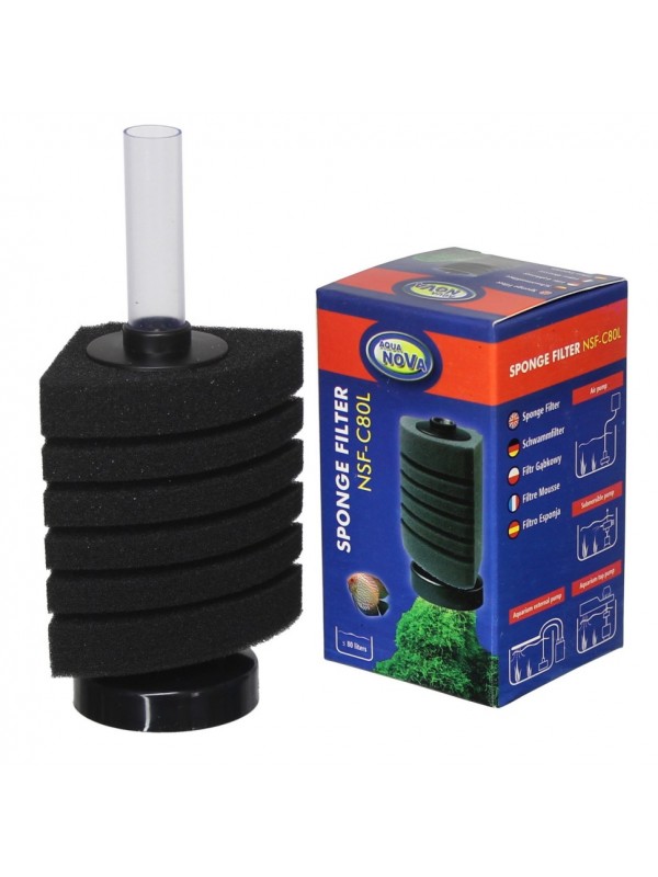 Аерліфтний фільтр Aqua Nova до 80л (NSF-C80L)