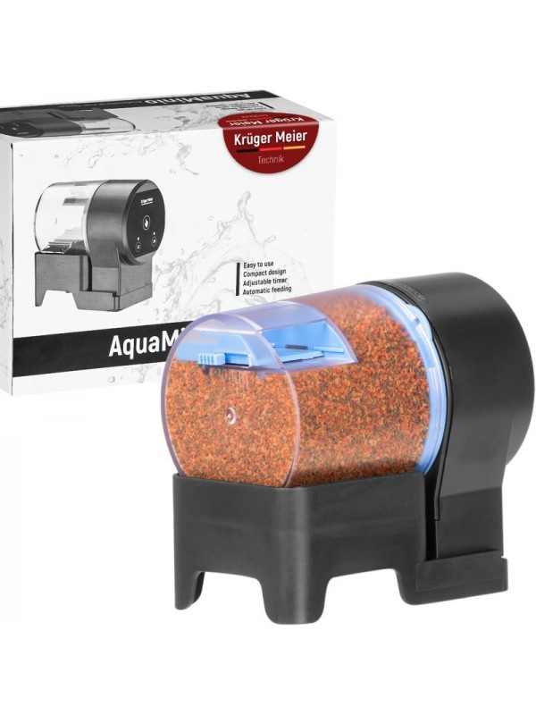Автоматическая кормушка для аквариума Kruger Meier AquaMinio 250 с двумя камерами, питанием от батареек