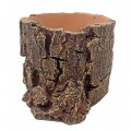 Декорация Hobby Forest Stump 14×12,5×10 см - декоративный пень, поилка для террариума (40848)