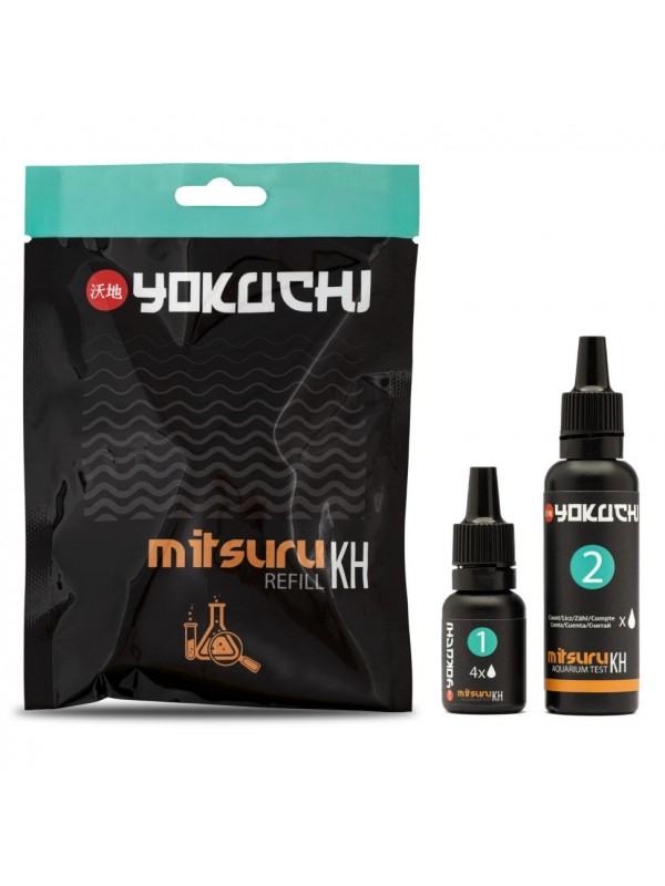 Реагент для тесту карбонатної жорсткості води Yokuchi Mitsuru Aquarium Test Refill KH, 50 тестів