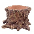 Декорація Hobby Wildwood Stump 15×14,5×9 см - декоративний пень, поїлка, горщик для тераріуму (40849)