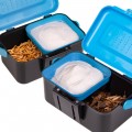 Двойной контейнер для живого корма Terrario Live Food Box 13x9x7см