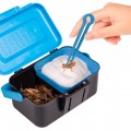 Двойной контейнер для живого корма Terrario Live Food Box 13x9x7см