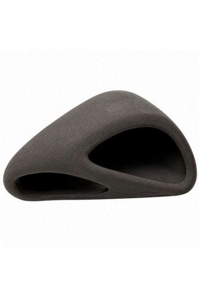Декорация Hobby Wave Cave 1 dark 12×12×5,5 см - керамическое укрытие для рыб и креветок в аквариуме (41654)