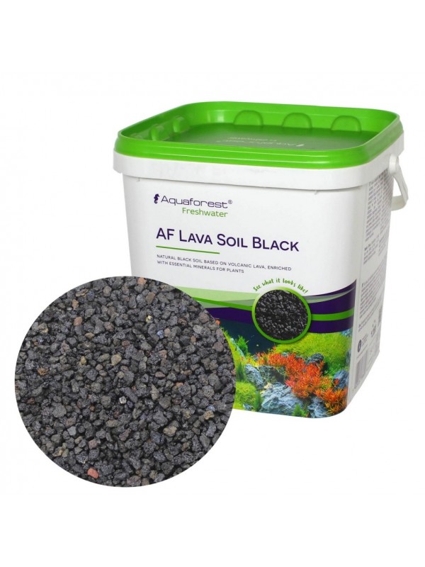 Субстрат для рослин лава чорна Aquaforest AF Lava Soil Black 5л. (738606)