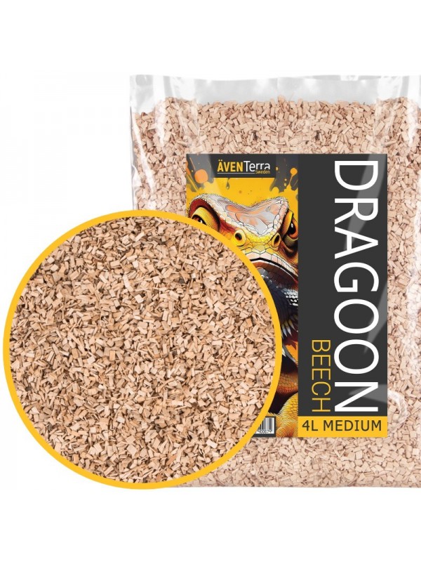 Натуральная древесная подстилка Aventerra DRAGOON Beech Medium 4л для рептилий, пауков и грызунов