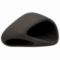 Декорація Hobby Wave Cave 2 dark 17x16x8,5 см - керамічне укриття для риб і креветок в акваріумі (41656)