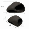 Декорація Hobby Wave Cave 2 dark 17x16x8,5 см - керамічне укриття для риб і креветок в акваріумі (41656)