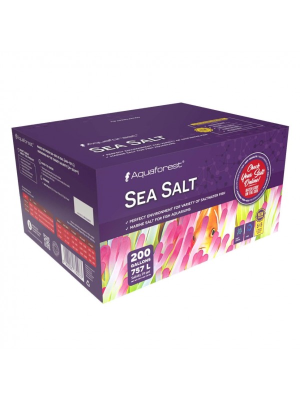 Сіль для морського акваріуму Aquaforest Sea Salt 25кг 5x5кг