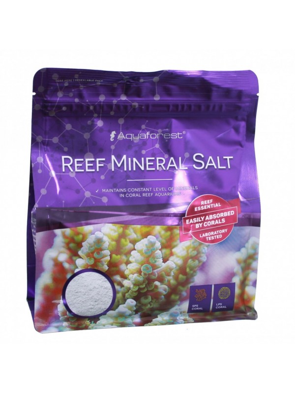 Сіль не містить (NaCl) хлорид натрію Aquaforest Reef Mineral Salt 800г (730303)