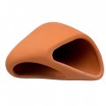 Декорация Hobby Wave Cave 2 red 17x16x8,5 см - керамическое укрытие для рыб и креветок в аквариуме (41659)