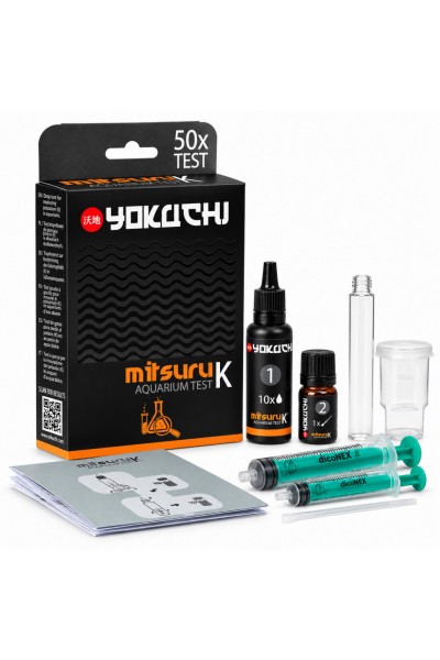 Тест на калій в акваріумній воді Yokuchi Mitsuru Aquarium Test K, 50 тестів