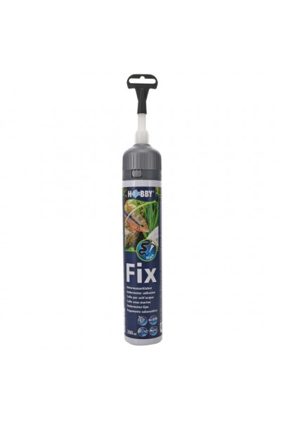 Клей, герметик акваріумний чорний Hobby Fix Underwater Adhesive black 200 мл (11965)