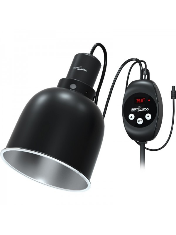 Світильник з глибоким рефлектором і термостатом Repti-Zoo RL04DTC 100W, з функцією dimming для тераріуму