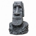 Декорація Hobby Moai Ora 12,5×11,5×17,5 см (41716) - статуя Моаї з укриттям для акваріума і тераріуму