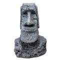 Декорація Hobby Moai Ora 12,5×11,5×17,5 см (41716) - статуя Моаї з укриттям для акваріума і тераріуму