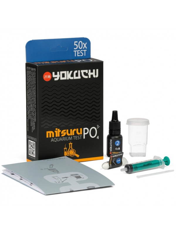 Тест на фосфаты в аквариумной воде Yokuchi Mitsuru Aquarium Test PO4, 50 тестов