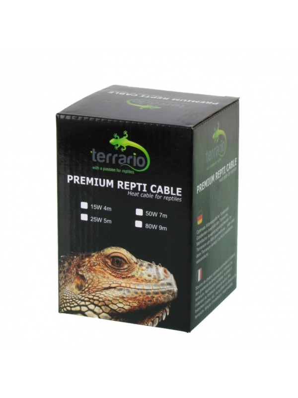 Нагрівальний кабель Terrario Premium Repti Cable 15W 4м для тераріуму з силіконовим покриттям