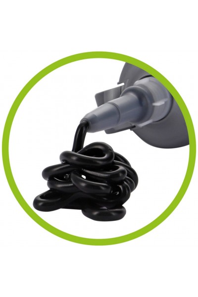 Клей, герметик акваріумний чорний Hobby Fix Underwater Adhesive black 75мл (11967)