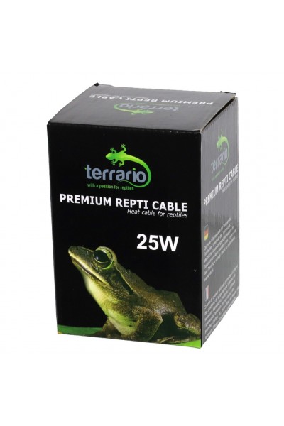 Нагрівальний кабель Terrario Premium Repti Cable 25W 5м для тераріуму з силіконовим покриттям