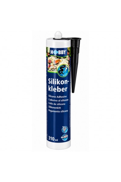 Силикон черный для аквариумов и террариумов Hobby Silicon Adhesive black 310 мл (11945)