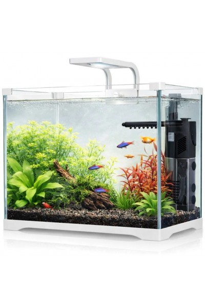 Акваріум, комплект Kruger Meier Shrimp!One Pro 50 білий 25 л. 34.5x20.5x27 см