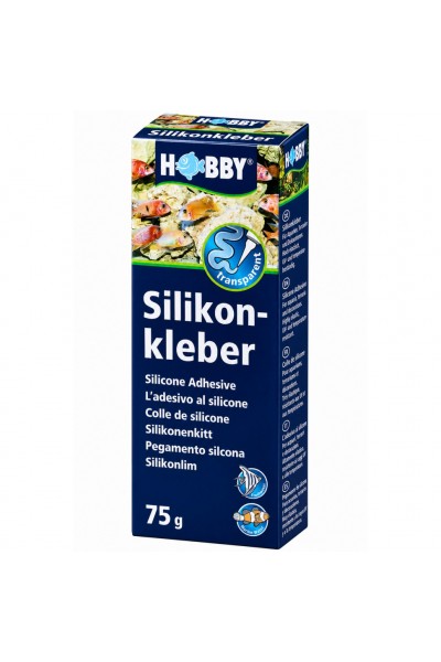 Силикон прозрачный для аквариумов и террариумов Hobby Silicon Adhesive 75 г (11950)