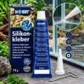 Силикон прозрачный для аквариумов и террариумов Hobby Silicon Adhesive 75 г (11950)