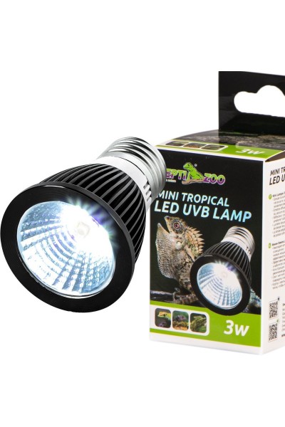 Лампа Repti-Zoo LED UVB 5.0 Tropical 3W (LEDU03T) для тропического террариума