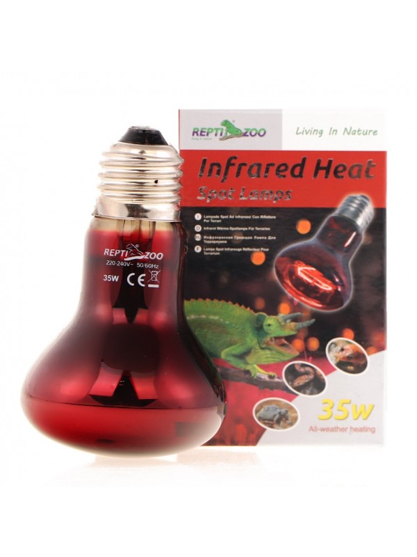 Інфрачервона нагрівальна лампа Repti-Zoo Infrared Heat 35W (R63035)