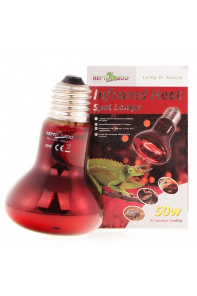 Инфракрасная нагревательная лампа Repti-Zoo Infrared Heat 50W (R63050)