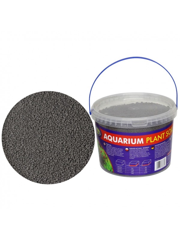 Грунт для акваріума Aqua Nova Plant Soil 3л. 2-3 мм чорний (NPS-4BL)