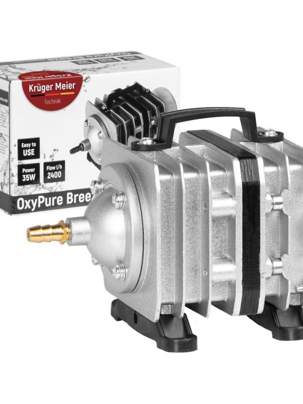 Компресор Kruger Meier OxyPure Breeze 4800 для ставка 2400 л/год з розподільником на 6 виходів