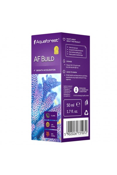 Стабилизатор pH и ускоритель кальцификации Aquaforest AF Build 50 мл - для рифовых аквариумов