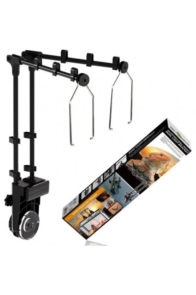 Держатель для ламп Repti-Zoo Dual Light Bracket LH023D двойной кронштейн для террариума с поворотом на 360°