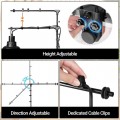 Держатель для ламп Repti-Zoo Dual Light Bracket LH023D двойной кронштейн для террариума с поворотом на 360°