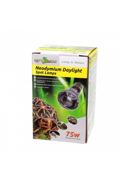 Неодимова лампа Repti-Zoo Neodymium Daylight 75W B63075 - обігрівальна UVA лампа для тераріуму