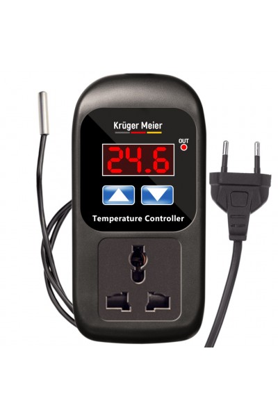 Цифровий термостат Kruger Meier Carbonne 1500Вт. для тераріуму