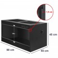 Террариум из ПВХ Repti-Zoo Terrarium PVC 90x45x45 см (CN904545PN) стеклянной дверцей для рептилий и амфибий