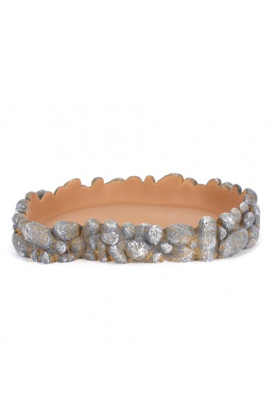 Поїлка для рептилій Hobby Drinking bowl Pebbles L 25x21x4см (36402)