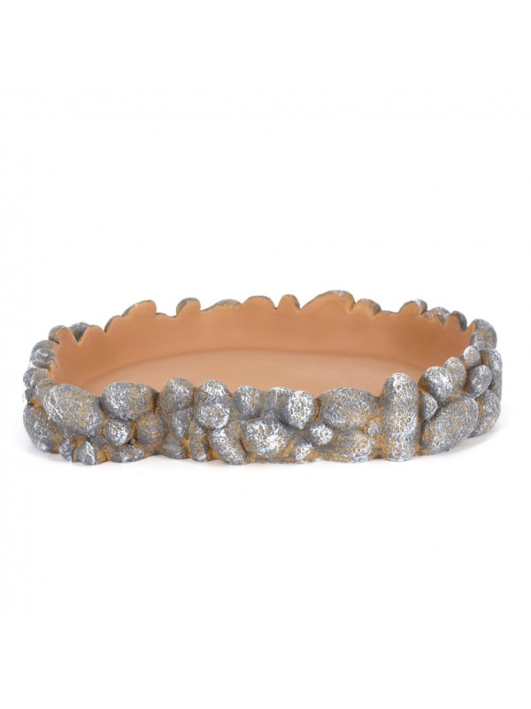 Поїлка для рептилій Hobby Drinking bowl Pebbles L 25x21x4см (36402)