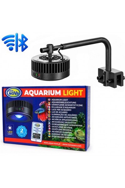 Светильник LED Aqua Nova Marine 70W для морского аквариума Wi-Fi/Bluetooth (NLM-70W) Светильник LED Aqua Nova Marine 70W для морского аквариума Wi-Fi/Bluetooth (NLM-70W)