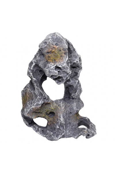 Декорация камень с отверстиями Hobby Cavity Stone dark 3 18x14x28см (40147)